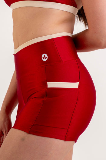 Short Detalhes Cereja