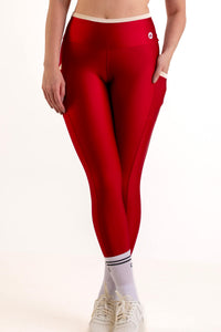 Legging Detalhes Cereja