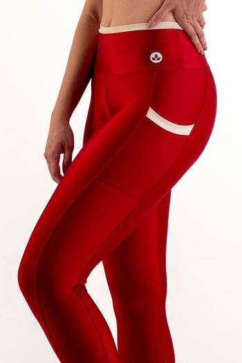 Legging Detalhes Cereja