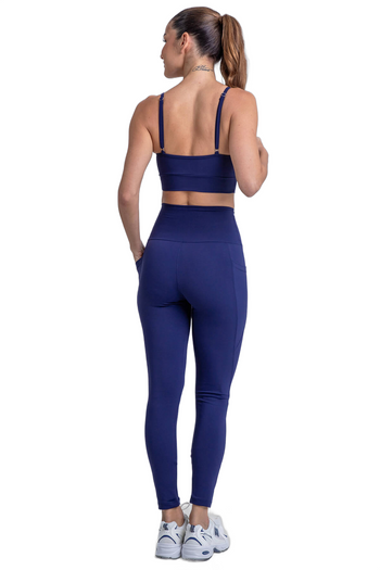 Legging Oasis Adaptiv Xtra Life UV50+ Marinho
