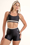 Conjunto Detalhes - Short e Cropped - Preto