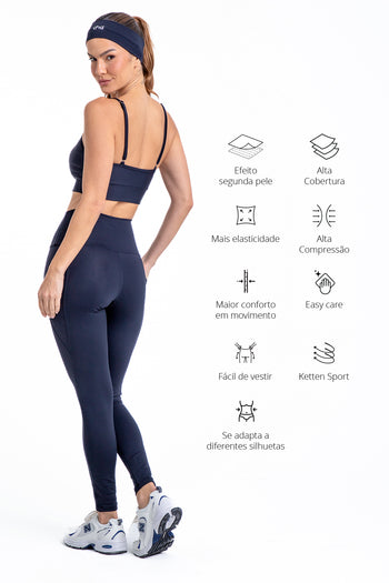 Conjunto Oasis Adaptiv Xtralife UV50+ Preto