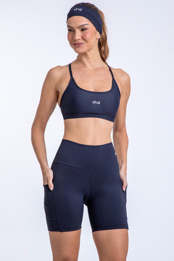Conjunto Bermuda Oasis Adaptiv Xtralife UV50+ Preto