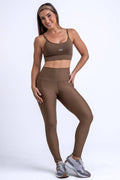 Legging Oasis Adaptiv Xtra Life UV50+ Mascavo