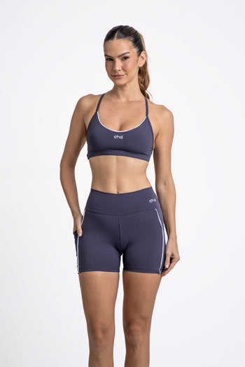 Conjunto de Bermuda Brisa UV50+ Chumbo