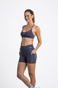 Conjunto de Bermuda Brisa UV50+ Chumbo