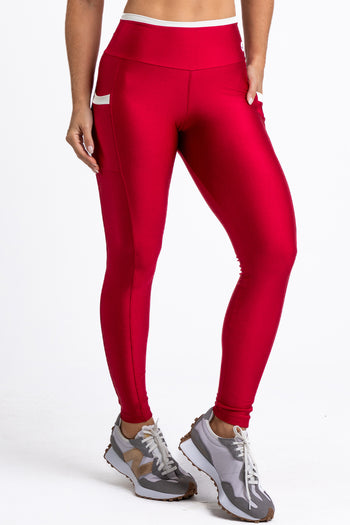 Legging Detalhes - Cereja