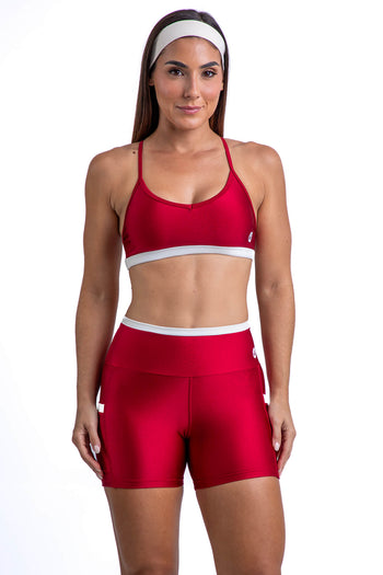 Conjunto Detalhes - Short e Top - Cereja