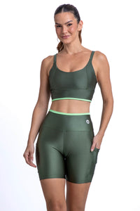Conjunto Bermuda - Essencial - Militar