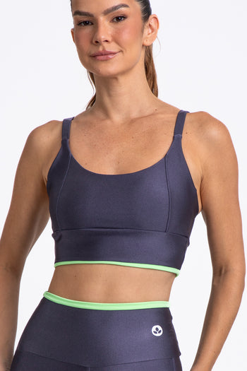 Cropped Essencial - Chumbo