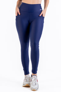 Legging Oasis Adaptiv Xtra Life UV50+ Marinho