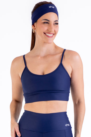 Cropped Oasis Adaptiv Xtra Life UV50+ Marinho