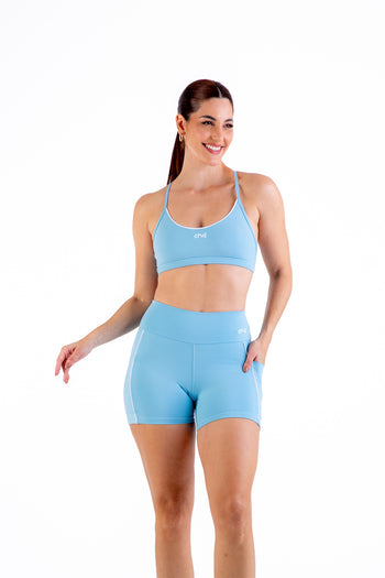Conjunto de Short Brisa UV50+ Sky