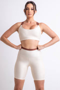 Conjunto Bermuda - Mais - Off White