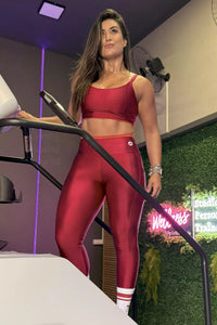 Legging Essencial Cereja