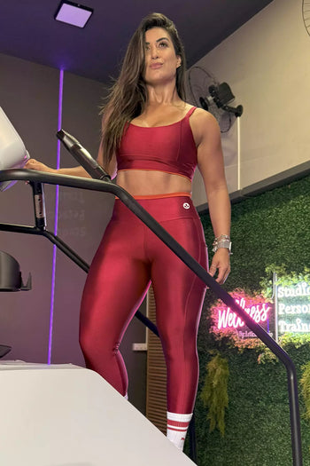 Legging Essencial Cereja