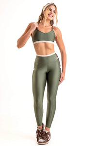 Conjunto Detalhes Leg+Top Militar