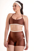 Conjunto Detalhes - Short e Top - Cappuccino