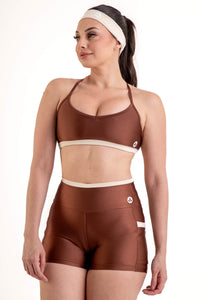 Conjunto Detalhes Short.Top Cappuccino