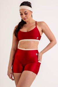 Conjunto Detalhes Short.Top Cereja