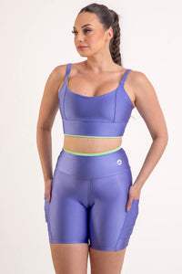 Conjunto Bermuda Essencial Hortensia