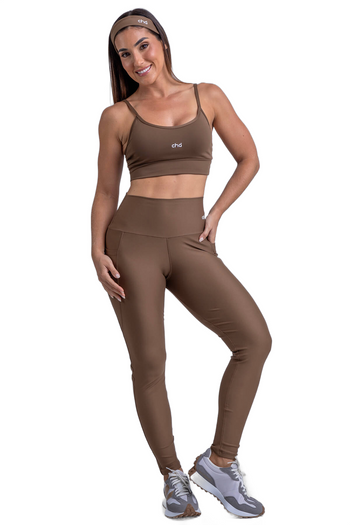 Legging Oasis Adaptiv Xtra Life UV50+ Mascavo