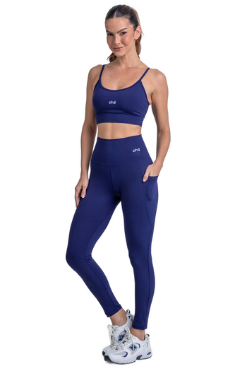 Legging Oasis Adaptiv Xtra Life UV50+ Marinho