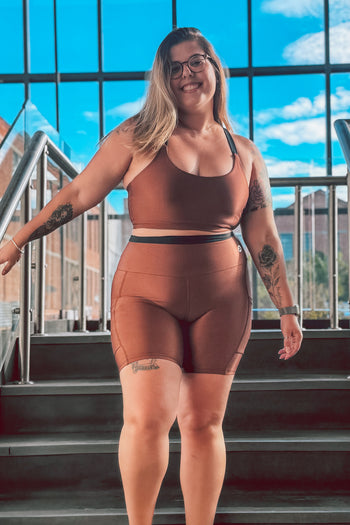 Conjunto Bermuda Mais Cappuccino