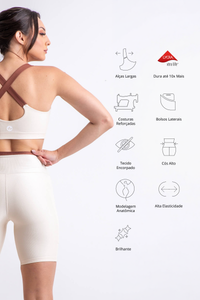 Conjunto Bermuda - Mais - Off White