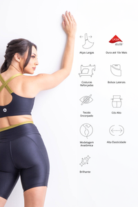 Conjunto Bermuda - Mais - Preto