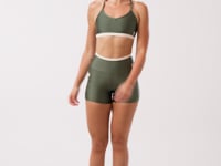 Conjunto Detalhes - Short e Top - Militar