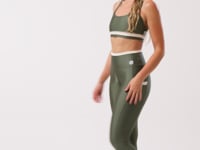Conjunto Detalhes - Legging e Cropped - Militar