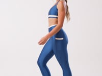 Conjunto Detalhes - Legging e Cropped - Safira