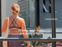 Conjunto Detalhes - Legging e Cropped - Chumbo