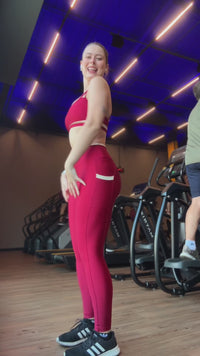 Legging Detalhes - Cereja