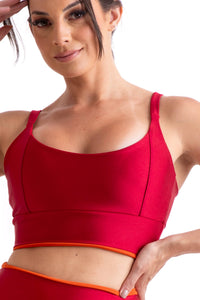 Cropped Essencial Cereja